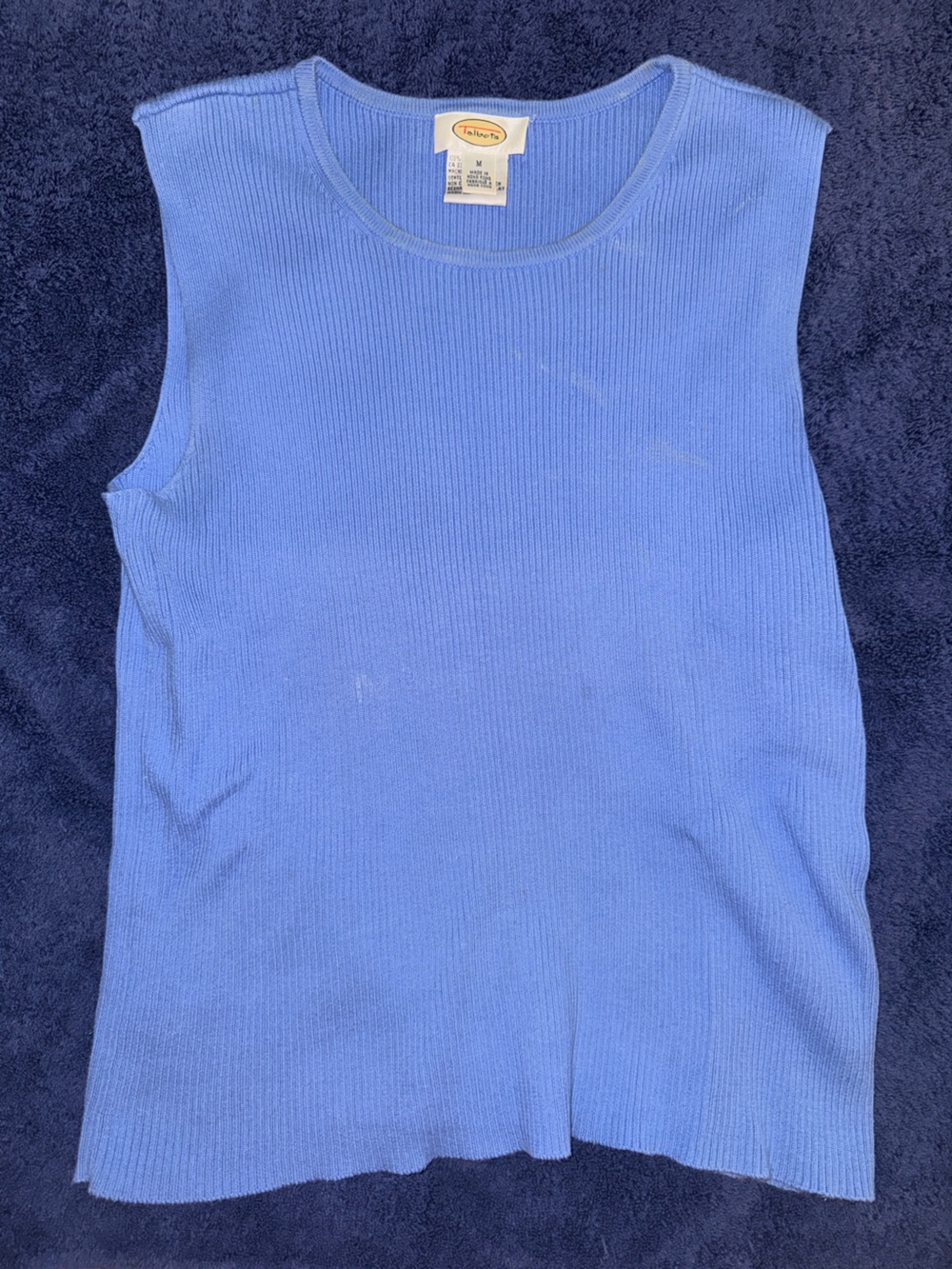 Talbots Blue Sweater/Knit Tank